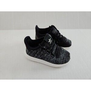 Adidas Originals Tubular Shadow Knit Unisex Shoes Black-White BY2225 Ortholite 6